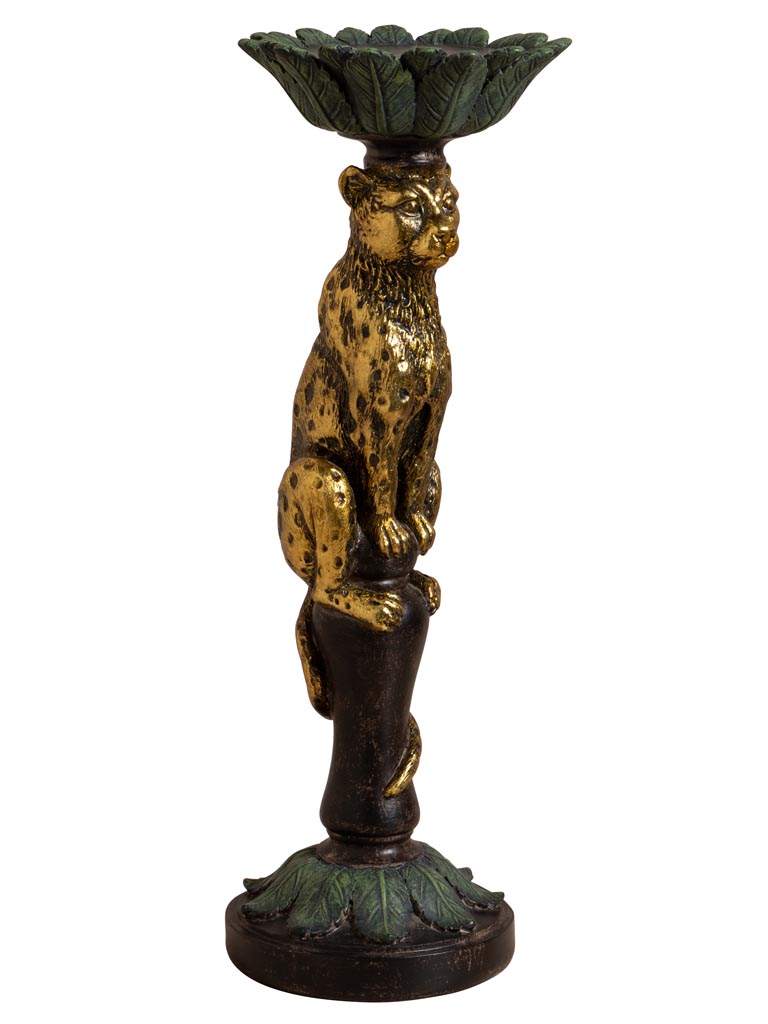 Candle stand golden panthera - 2