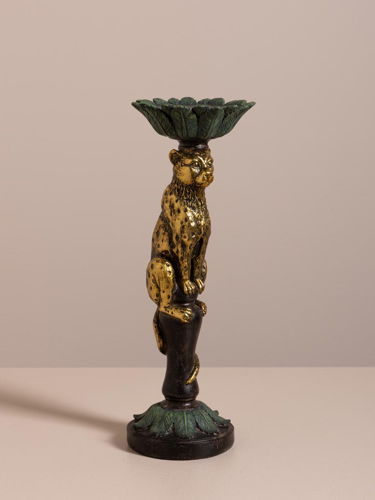 Candle stand golden panthera - 3