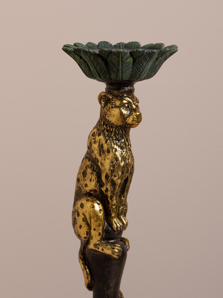 Candle stand golden panthera - 4