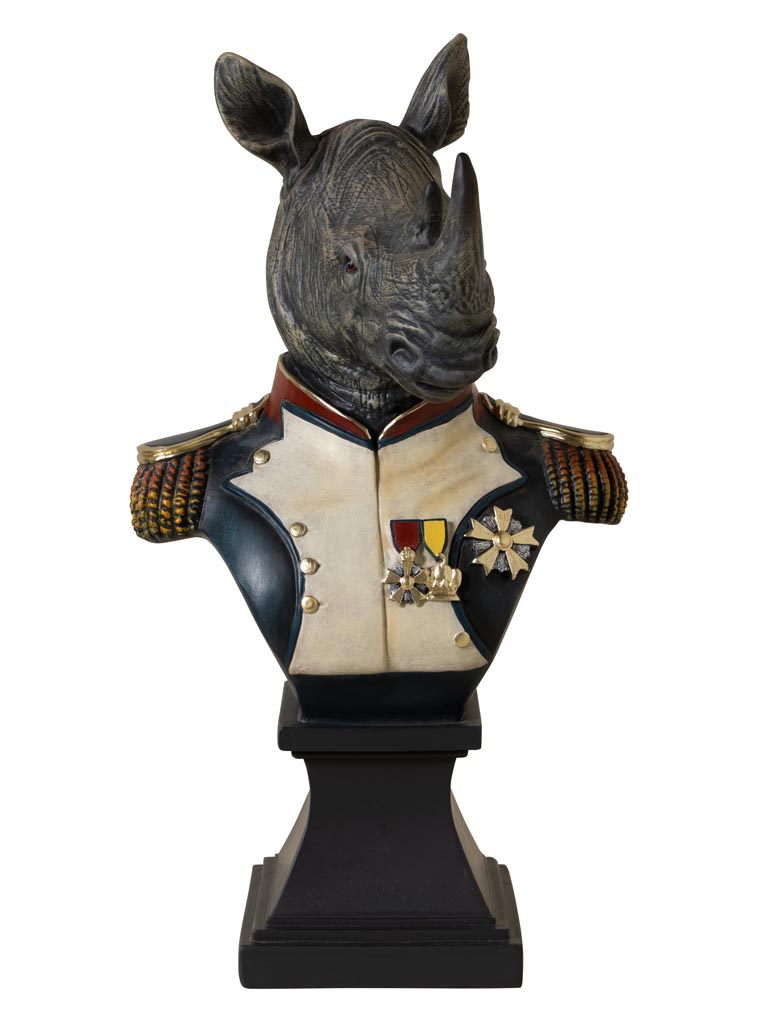 Buste rhinocéros napoléonien - 2