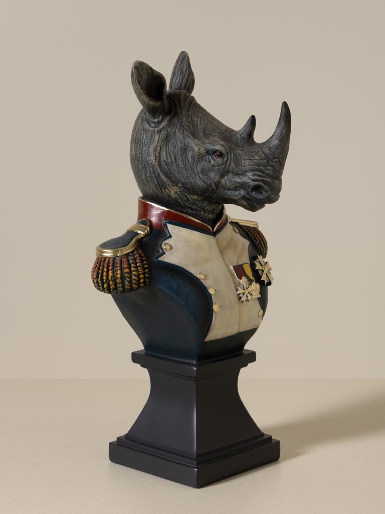 Buste rhinocéros napoléonien - 3