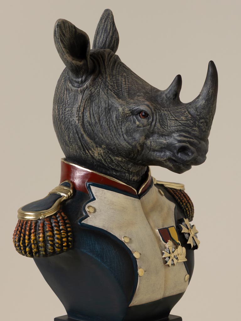 Buste rhinocéros napoléonien - 4