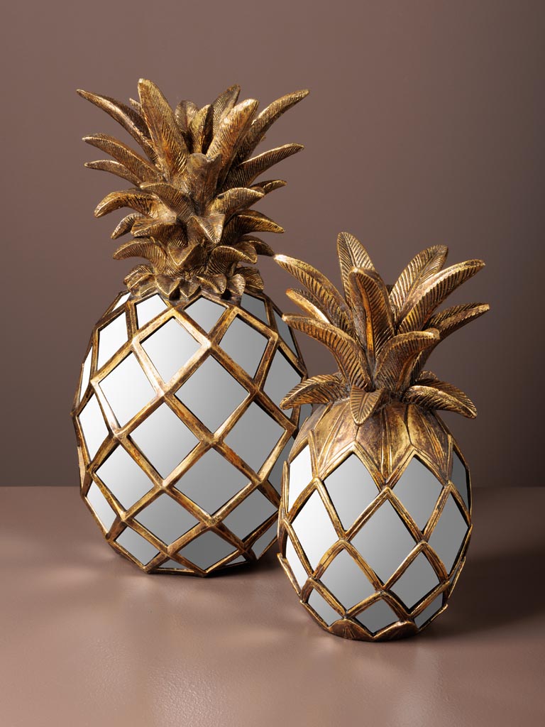 Golden pineapple with mirrors - 3