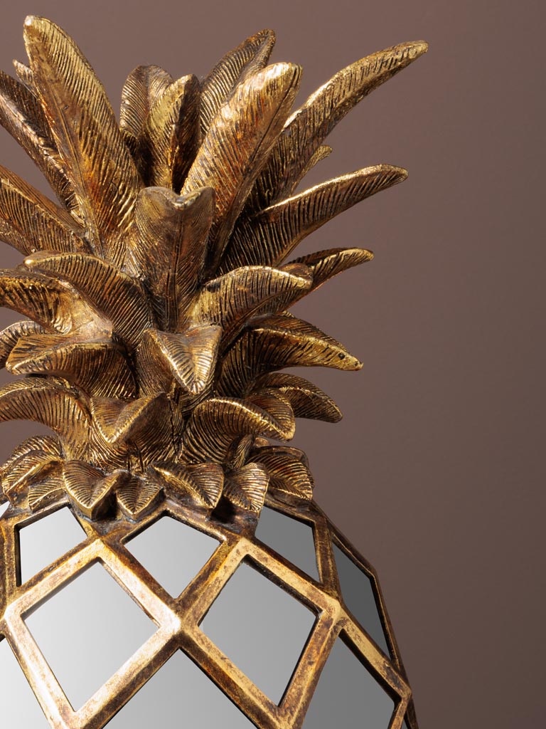 Golden pineapple with mirrors - 4