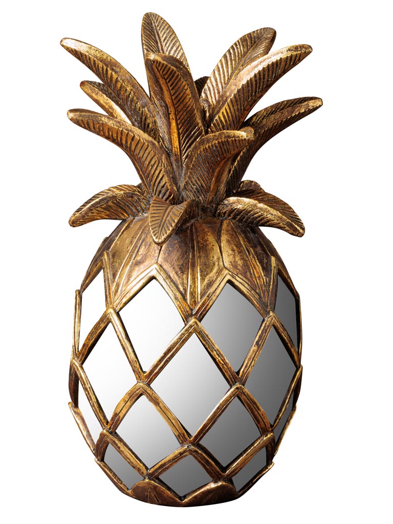Small golden pineapple with mirrors - 2