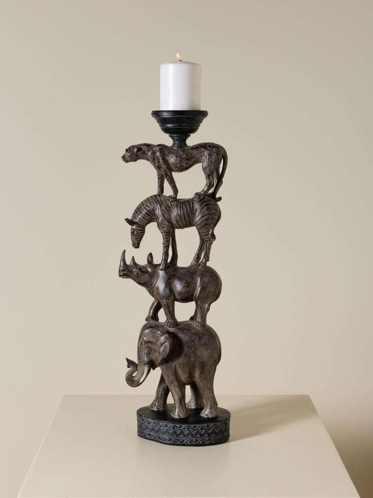 Candle stand / candlestick African Totem - 1