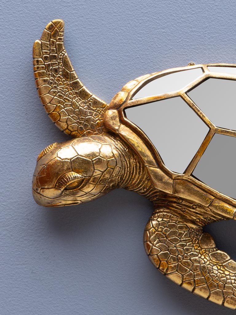 Tortue murale en miroirs - 3