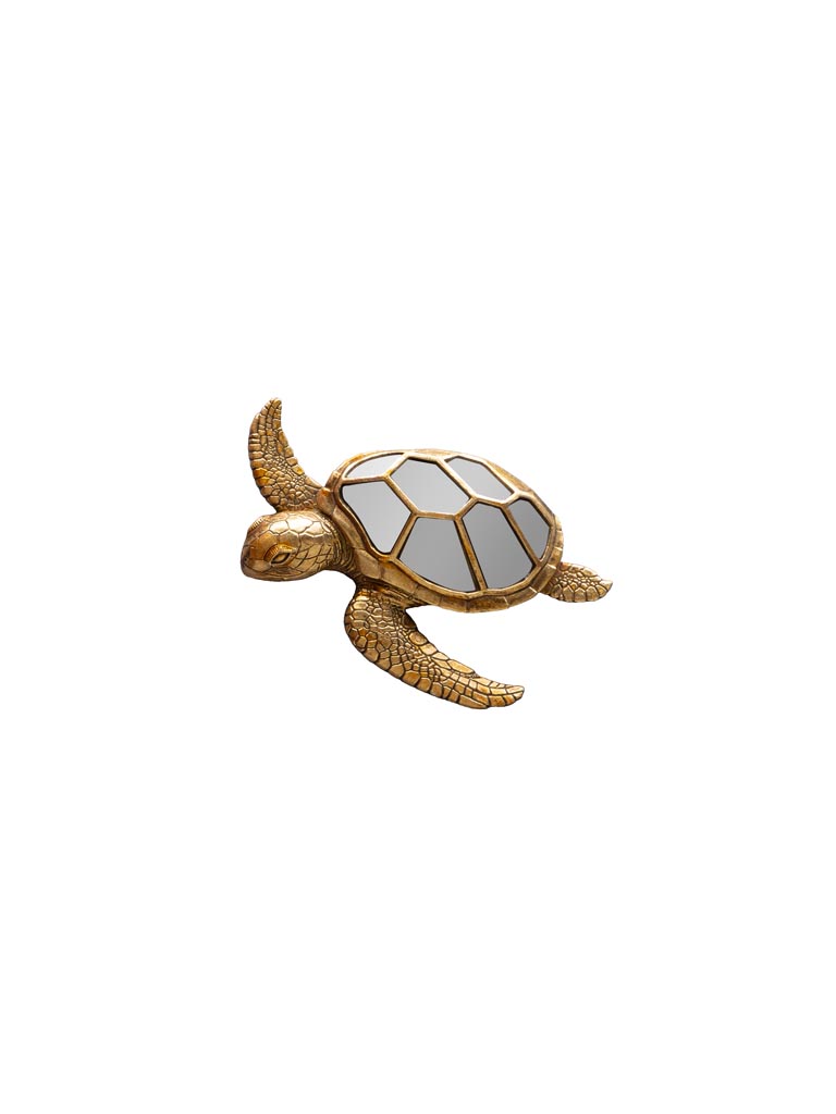 Petit tortue murale en miroirs - 2