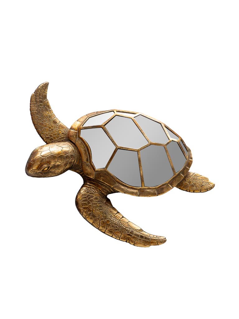 Grande tortue murale en miroirs - 2