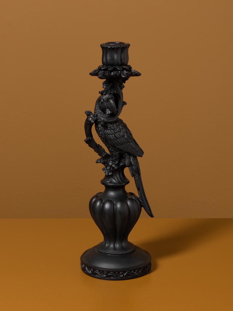 Black parrot candle stick - 3