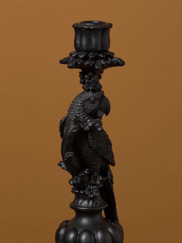 Black parrot candle stick - 4