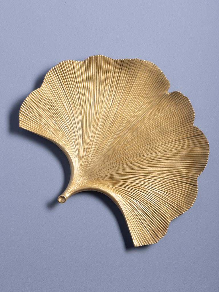Plateau résine feuille de Ginkgo - 1