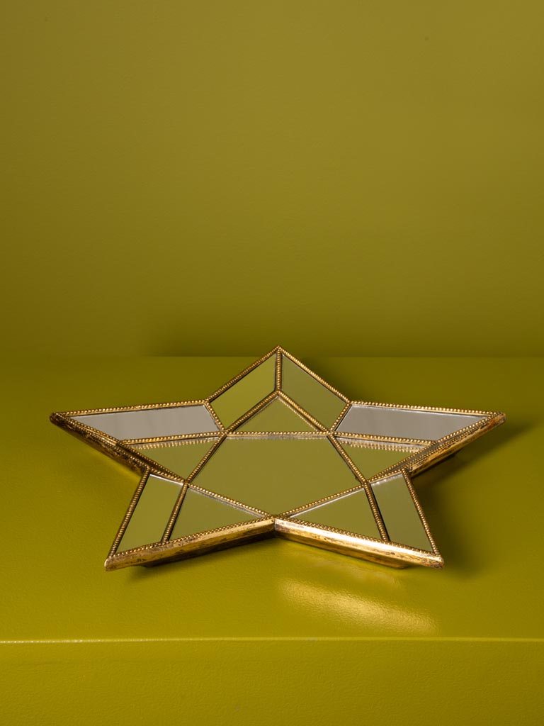 Plateau vide poche étoile miroirs - 1