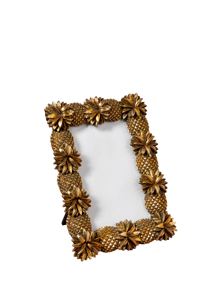 Porte photo contours ananas vieil or (10x15) - 2