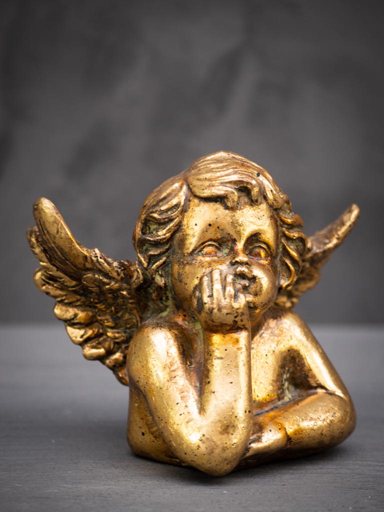 Small golden cherub - 3