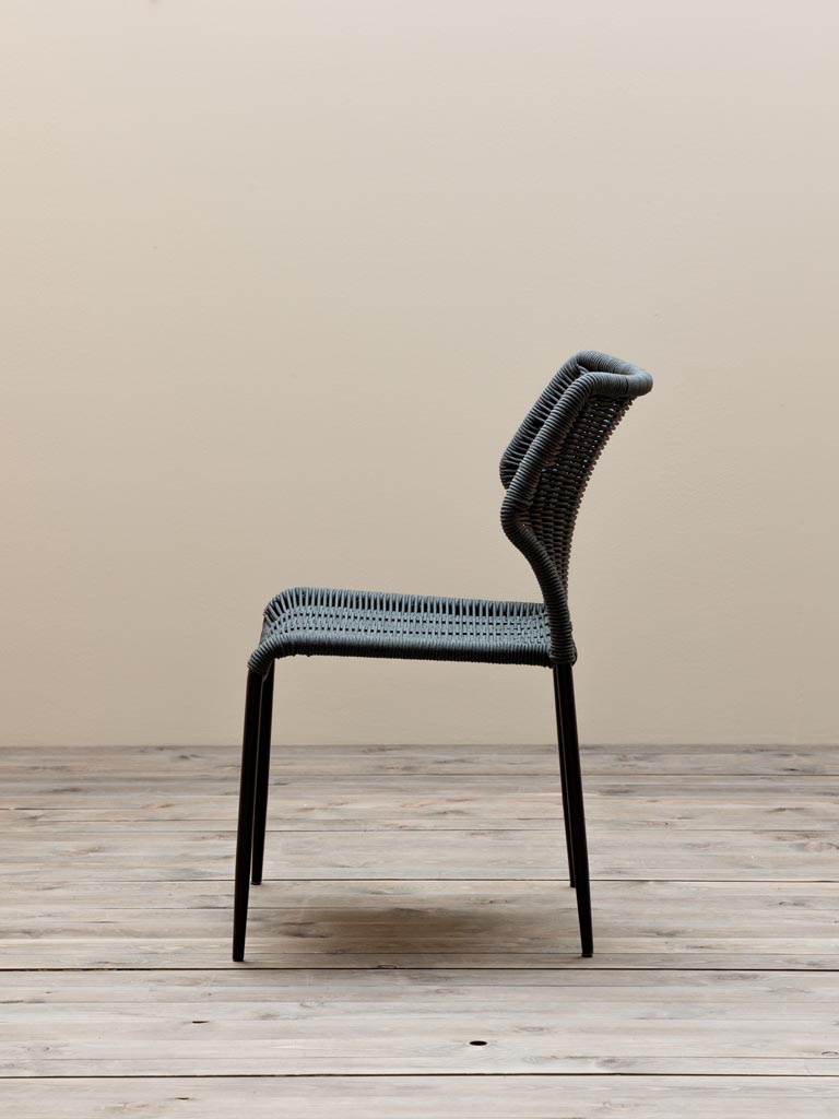 Chair dark grey Triana - 3