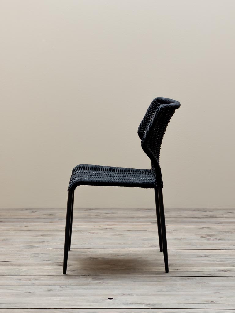 Chaise noire Triana - 5