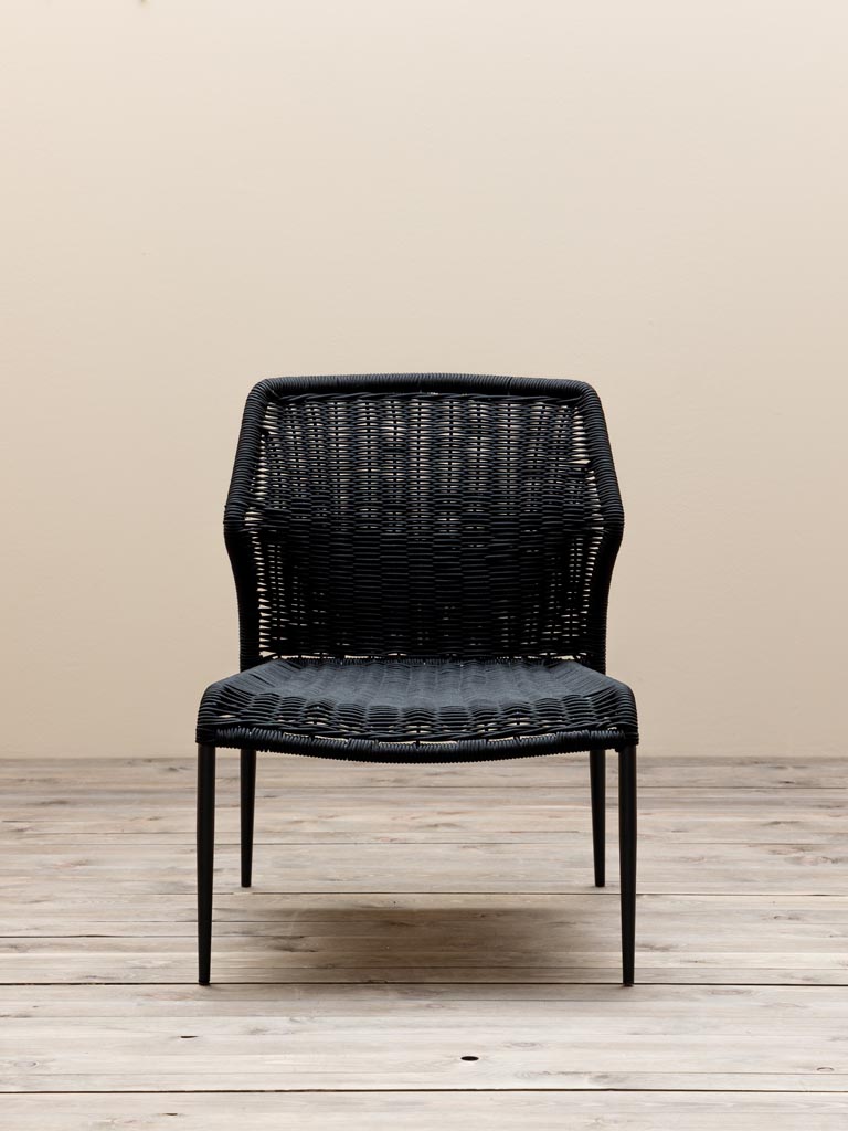 Lounge chair black Triana - 3