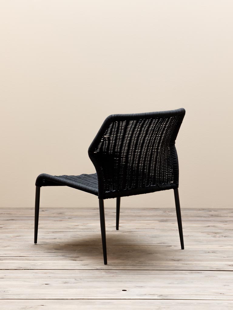 Lounge chair black Triana - 4