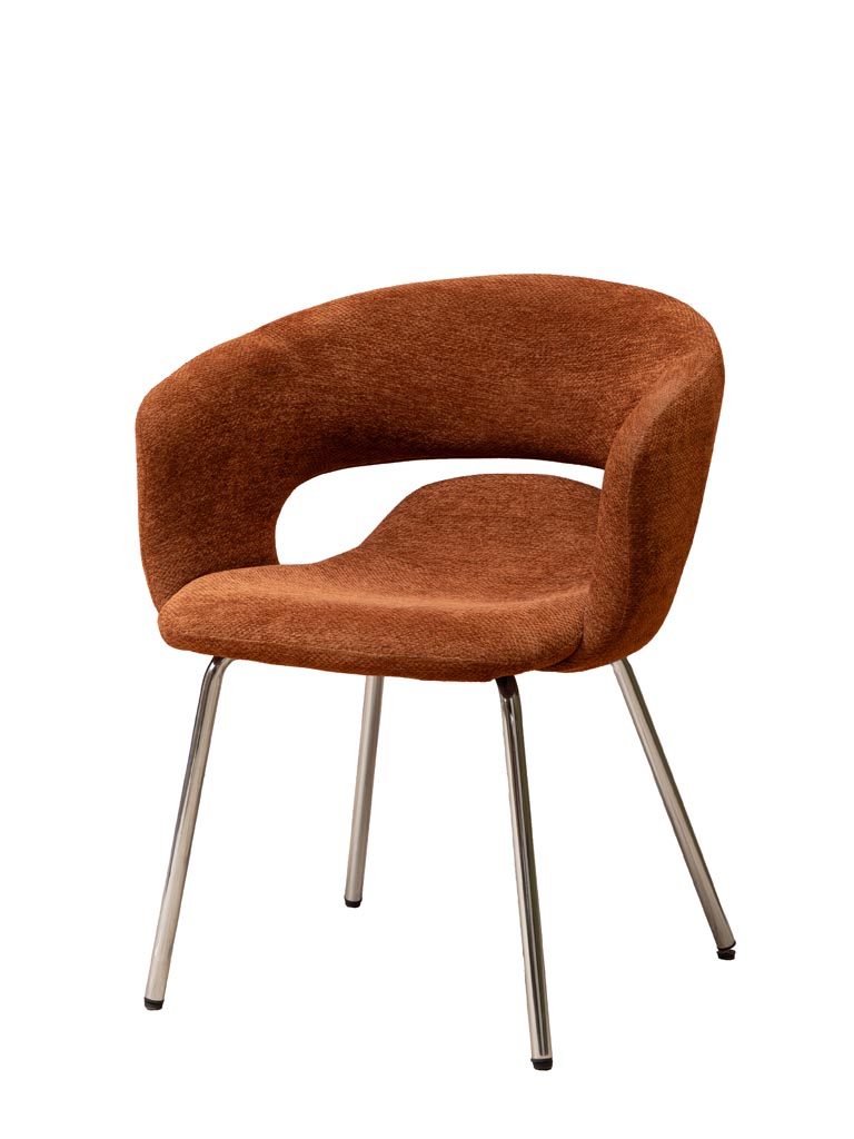Chaise enveloppante marron Magnus - 2