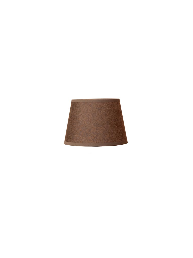 Cylindrical shade 20cm false leather - 2