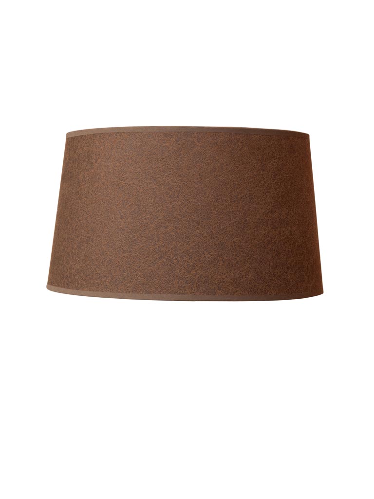 Cylindrical shade 45cm false leather - 2