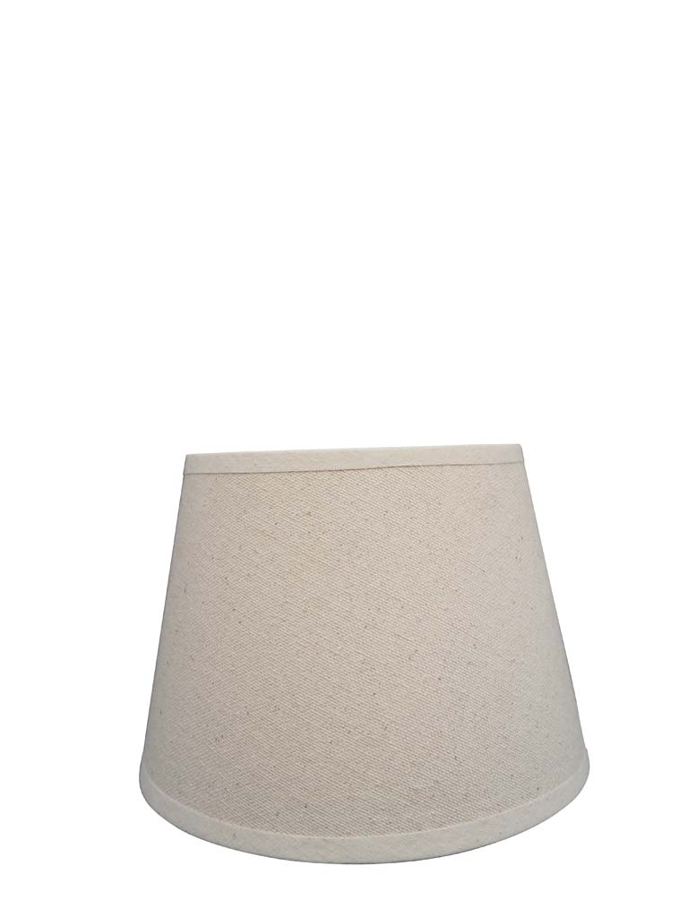 Cylindrical shade 20cm beige linen - 2