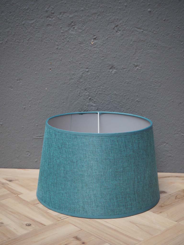 Cylindrical shade 30cm green-blue - 1