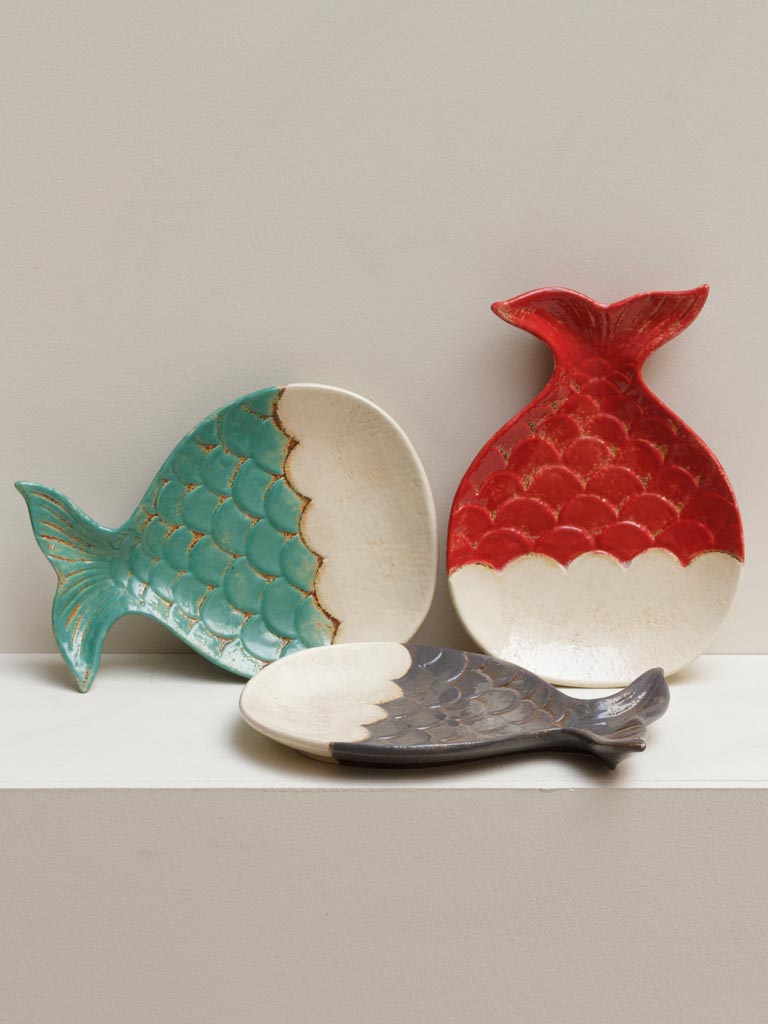 S/3 small dishes whales - 1