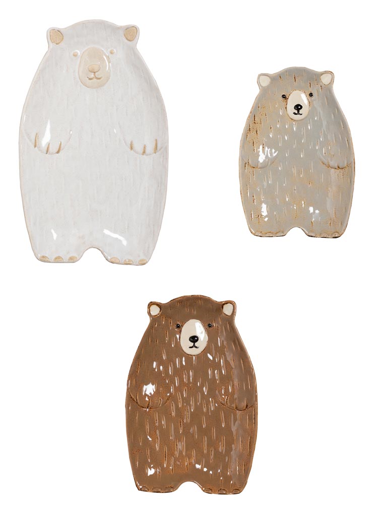 S/3 bear dishes - 2