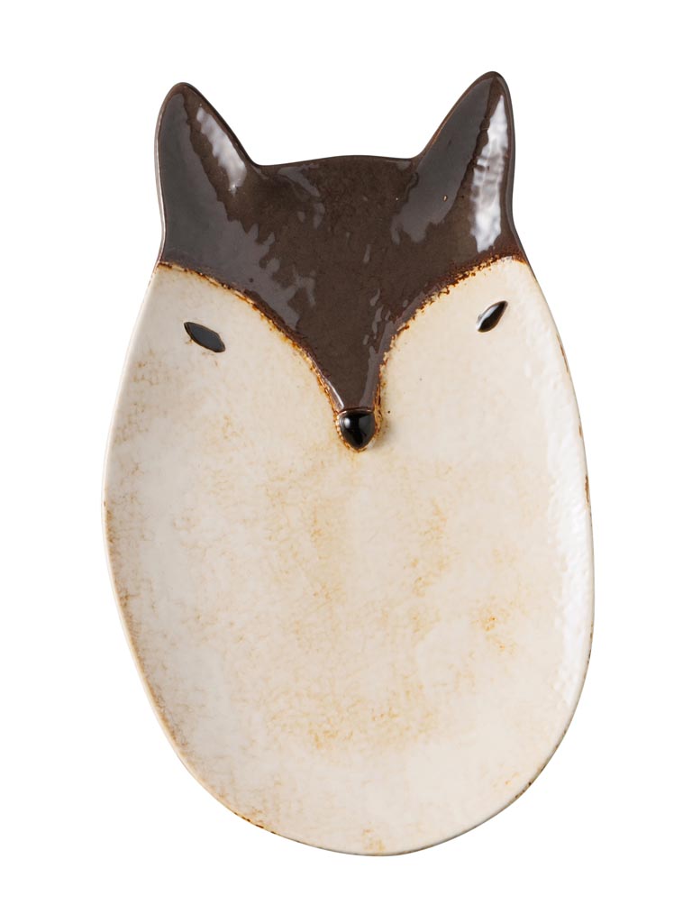 Assiette Renard chocolat - 2