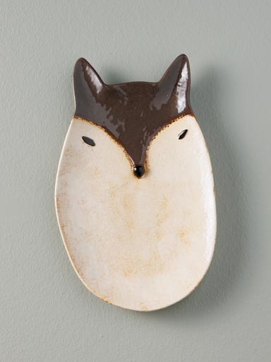 Plate Fox chocolate