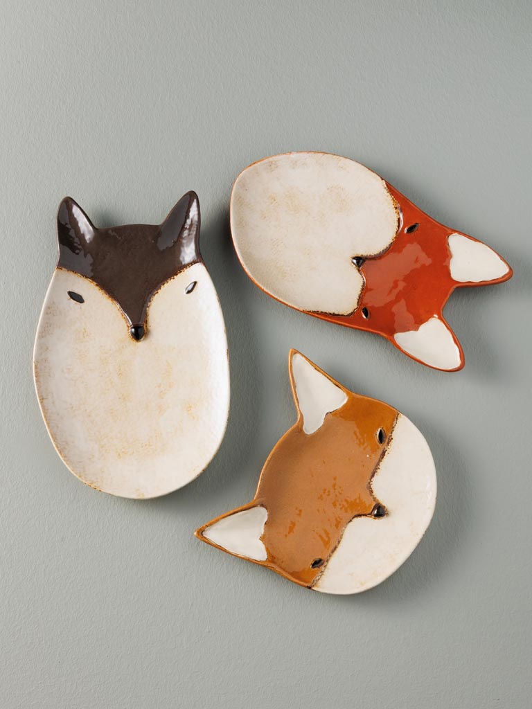 Assiette Renard caramel - 4