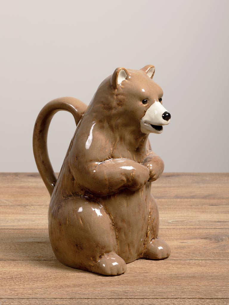 Brown bear pitcher - 1