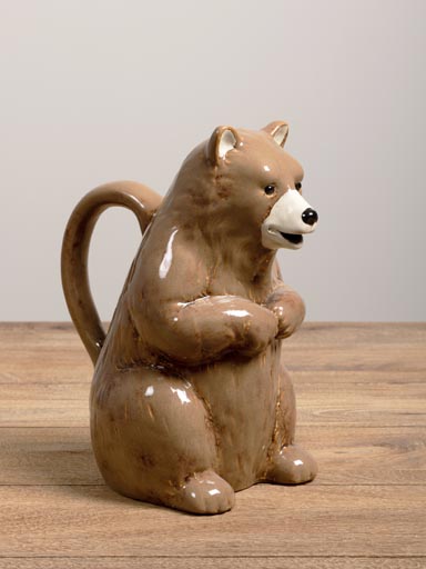 Brown bear pitcher