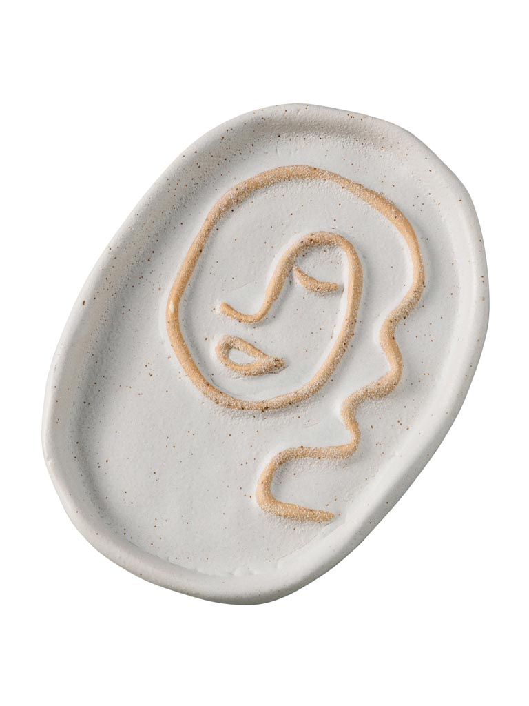 Small white face Trinket tray - 2