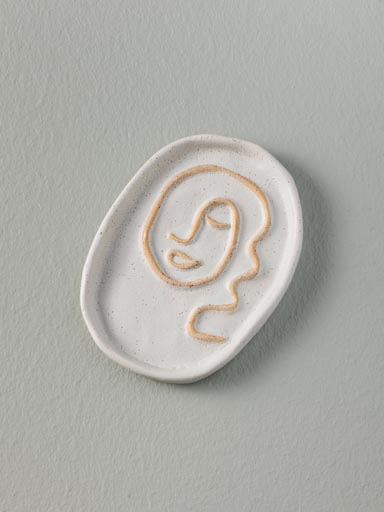 Small white face Trinket tray