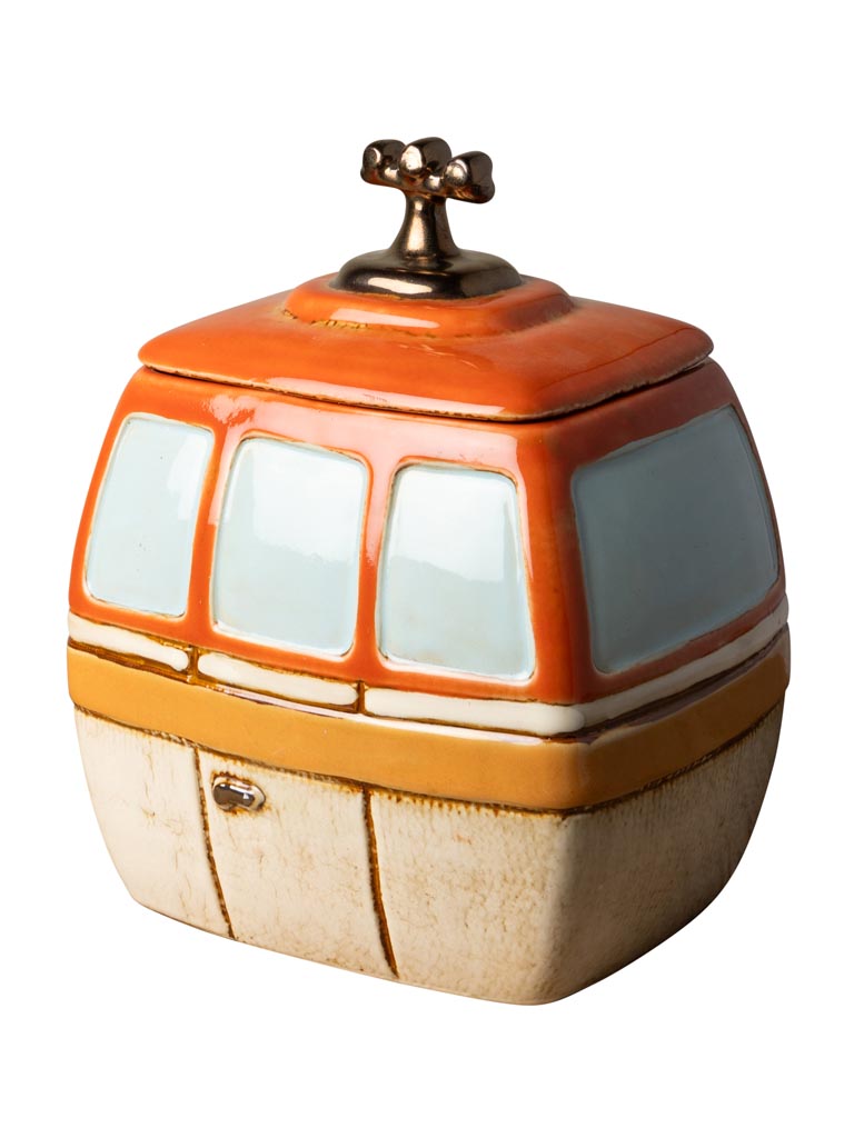 Orange box cable car - 2