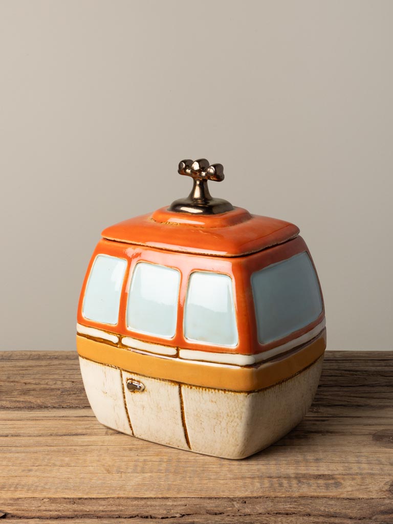 Orange box cable car - 1