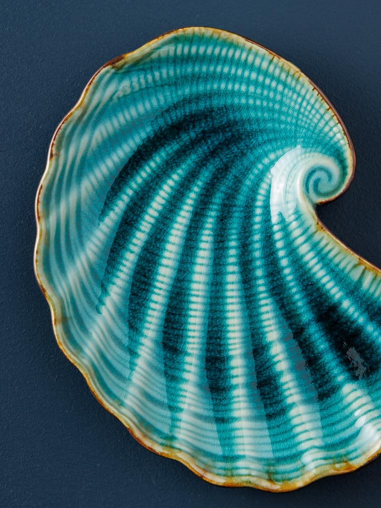 Small dish Aqua shell - 3