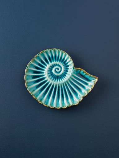 Small dish Aqua round shell