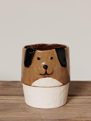 Cache pot Chien