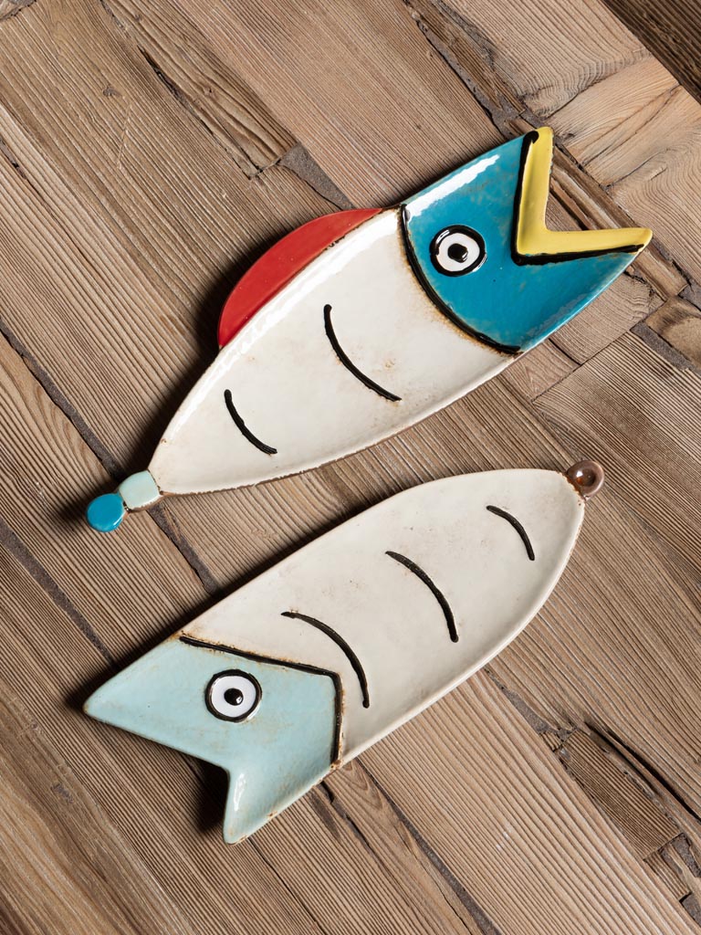Coloured fish plate 