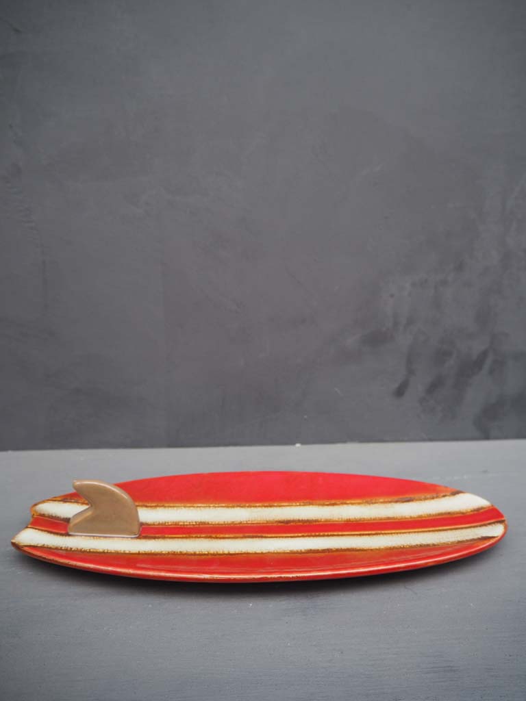 Petit plat surf rouge - 1