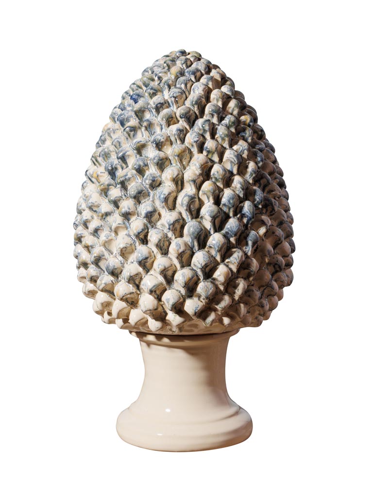 Large artisanal artichoke on stand - 2