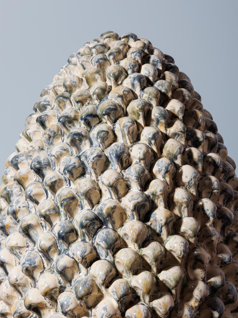 Large artisanal artichoke on stand - 5