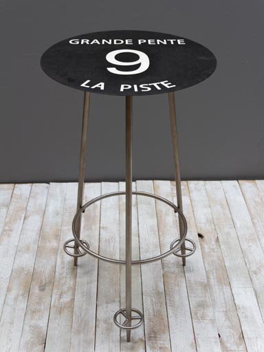 Bar table Black Grande Pente 9