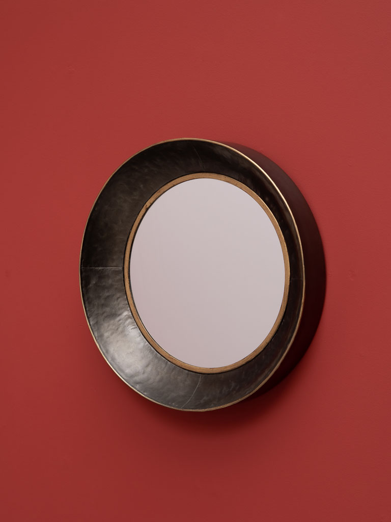 Mirror with golden edge - 4