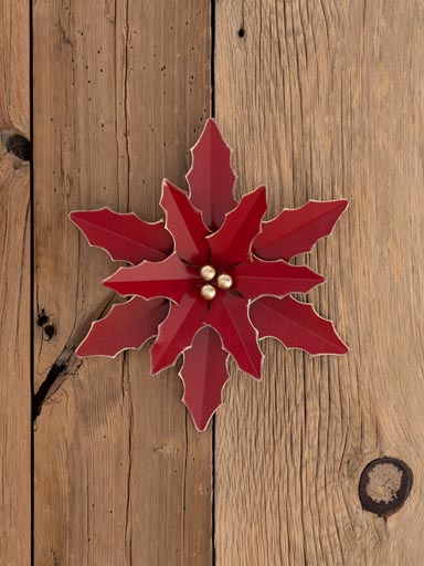 Small hanging red Xmas rose