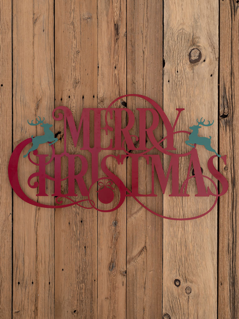 XXL Merry Christmas sign - 1